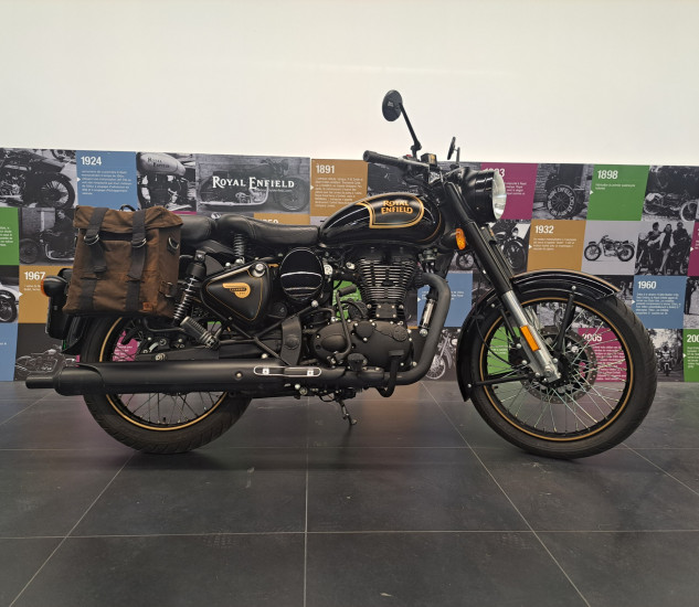 Royal Enfield Classic 500 Tribute Black - SEYSSINS