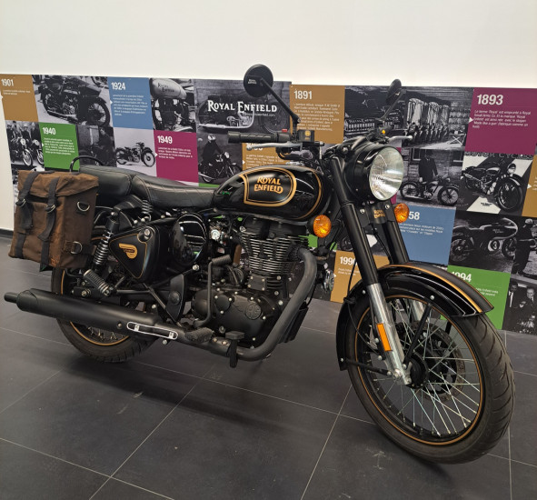 Royal Enfield Classic 500 Tribute Black - SEYSSINS