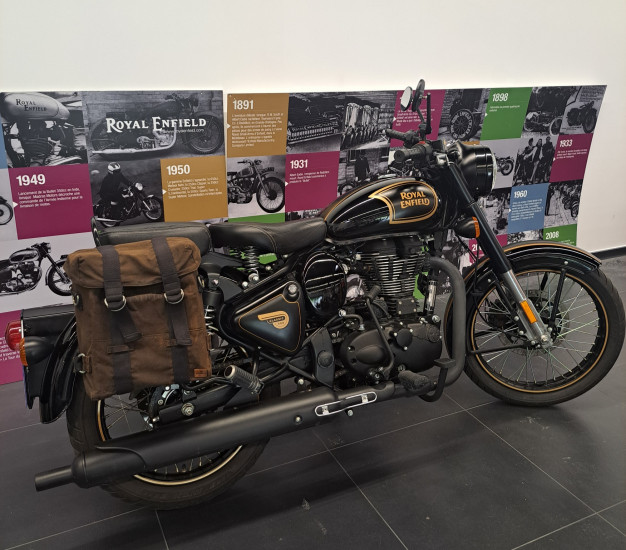 Royal Enfield Classic 500 Tribute Black - SEYSSINS