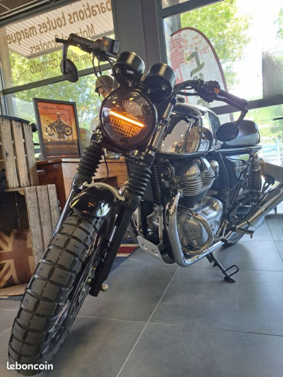 Royal Enfield Interceptor Scrambler / Chrome - SEYSSINS